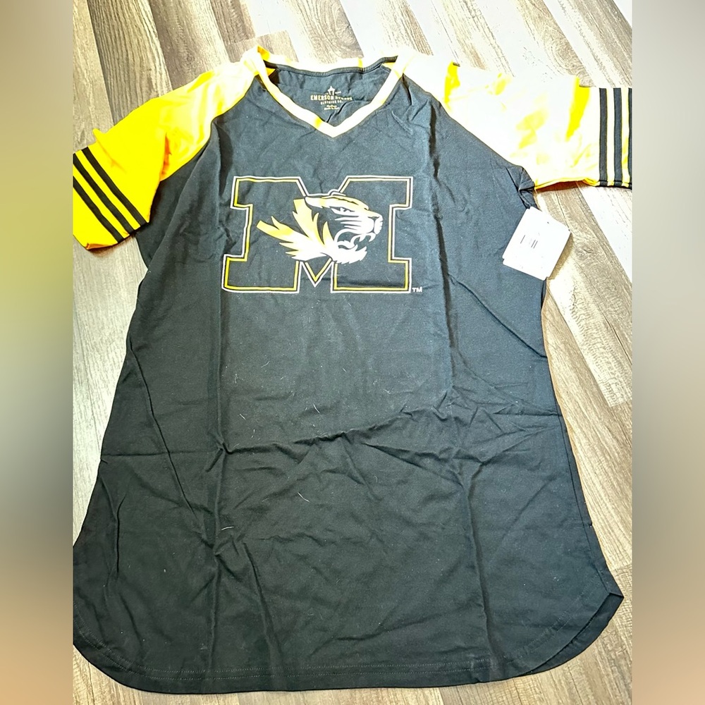 NWT 100% Peruvian cotton Nightshirts with Missouri official logo